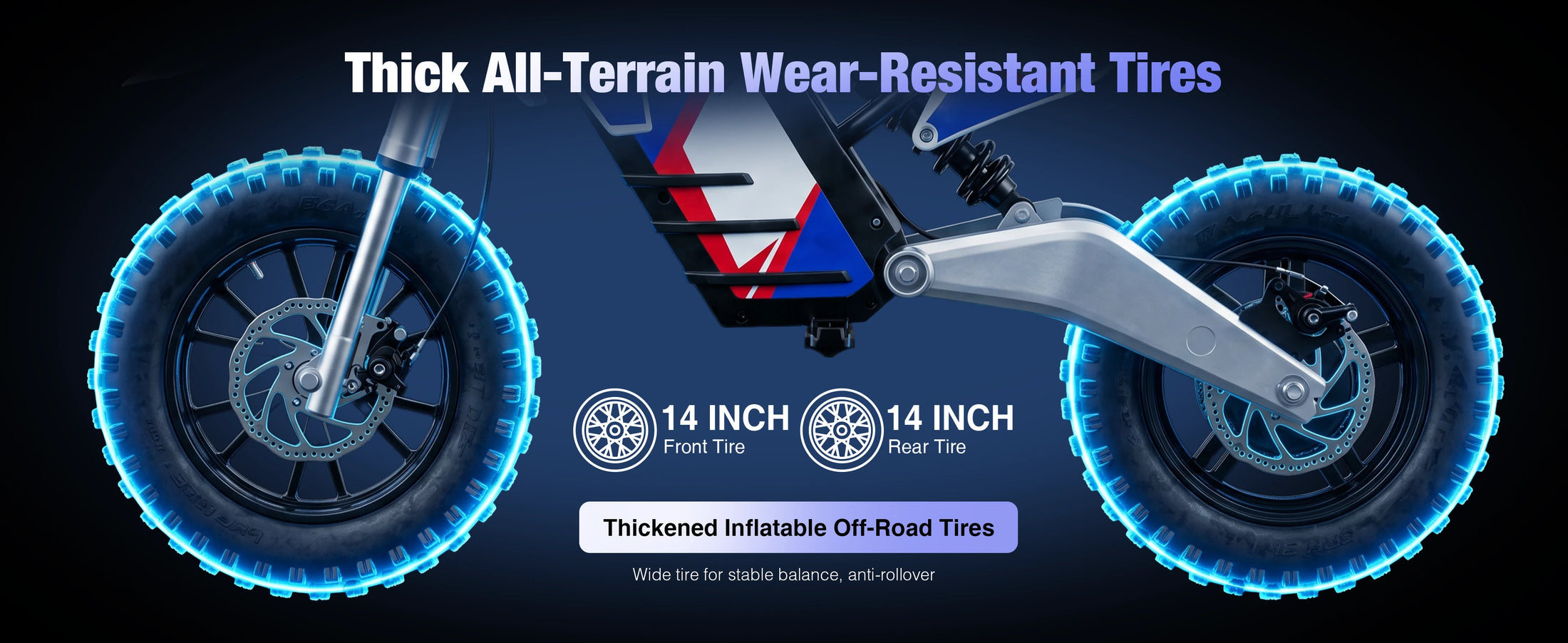 NEXVEY Spark 03 Lite 14-inch all-terrain tires