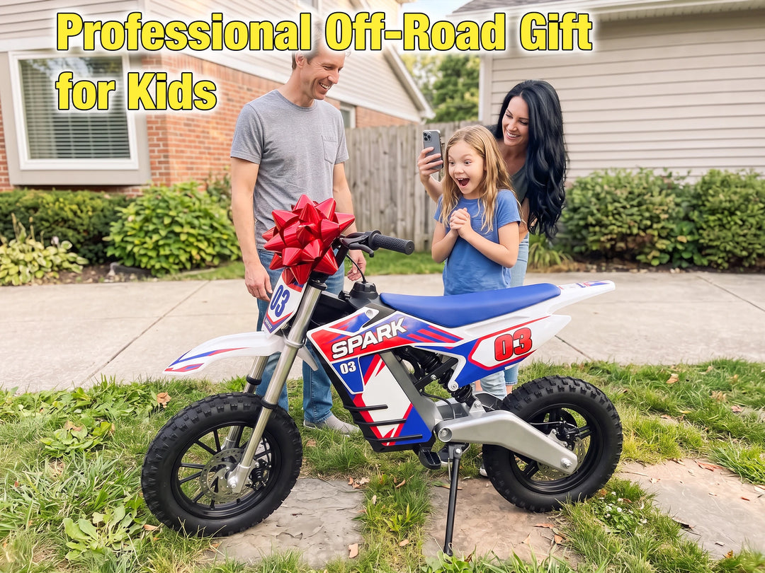 NEXVEY Spark 03 Lite electric dirt bike as a gift for kids